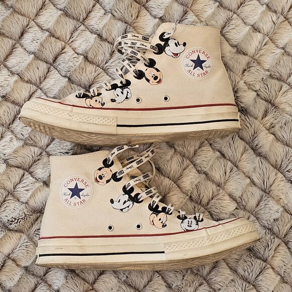 Converse Chuck Taylor Mickey Mouse High Top Disney Sneakers Men 9.5 women 11.5 - Picture 1 of 10